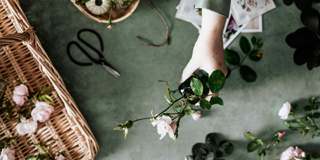 Mixing Artificial and Real Plants on Shelves